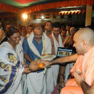 Gosripuram Website Launch By HH Swamiji 